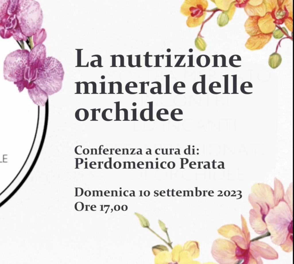 La nutrizione minerale delle orchidee